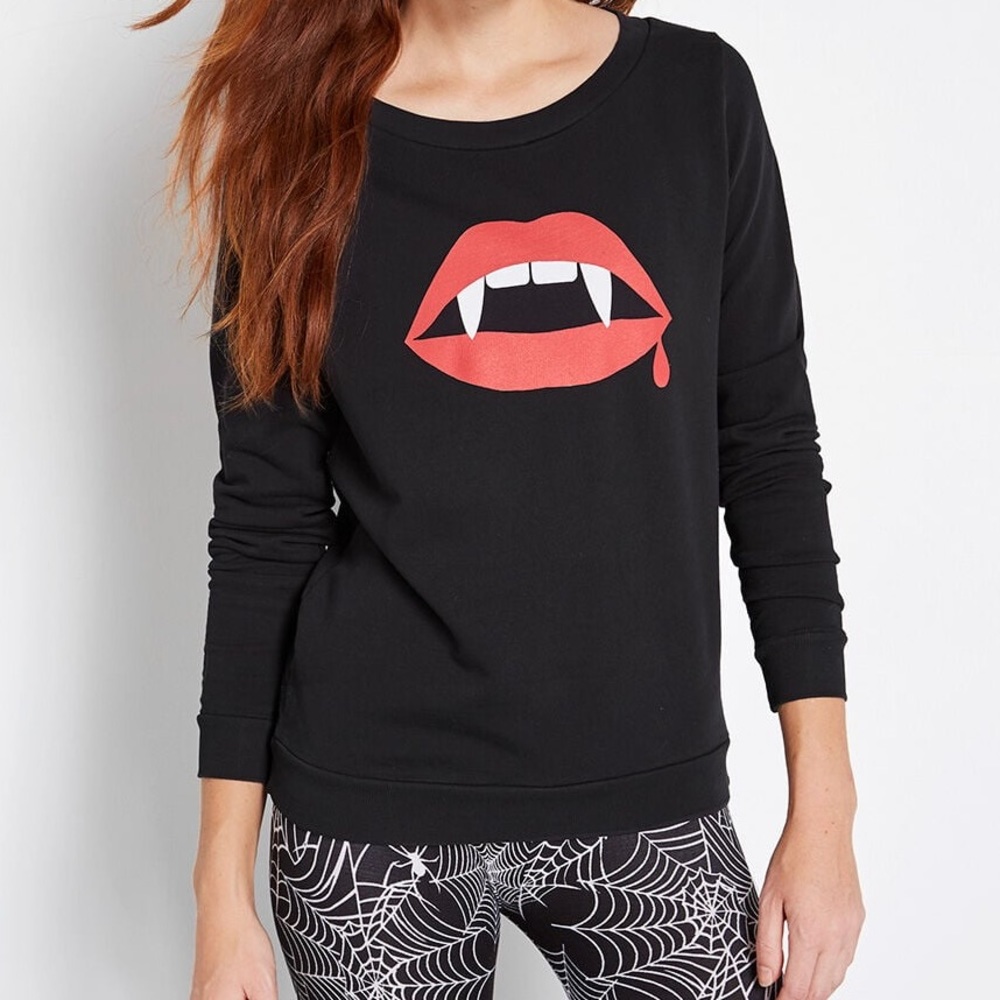 Count Von Lips Graphic Sweatshirt